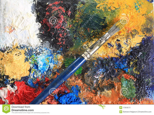 Cheeked Canvas Paintbrush